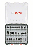 Bosch overfræsersæt blandet HM 8mm 30 dele