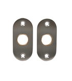 ProZafe Dørgrebsroset, Smalprofil, CC 49 mm, Børstet