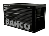 Bahco E87 premium topskab 4 skuffer Sort