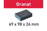 Festool Slibeklods 69x98x26 GR/6 Granat