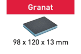Festool Slibepude 98x120x13 800 GR/6 Granat