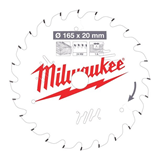 Milwaukee rundsavklinge W165x20x1,6 24T