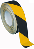 Heskins skridsikker tape 50 mm x 18,3m, sort/gul