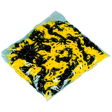 SPREHN plastkæde 6mm sort/gul, 25 meter