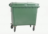 Affaldsbeholder 660 liter, grøn