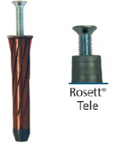 EXP Rosett rød tele tx25 75 mm 5 mm ma.skr PK 25