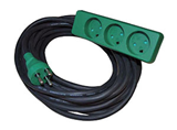Blue Electric kabelsæt m/ jord 10 mtr. 3 x 1,5 mm2