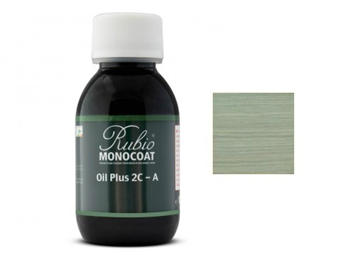 Rubio Monocoat Oil Plus 2C Comp. A - Frost Green, 100 ml