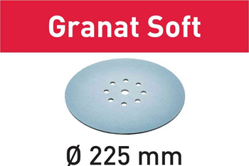 Festool Slibepapir STF D225 P400 GR S/25 Granat Soft