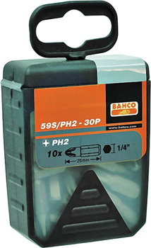 Bahco bit PH-2 25mm standard, pk. a 30 stk