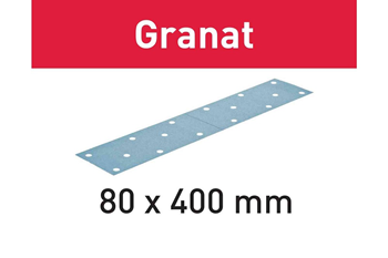 Festool Slibepapir STF 80x400 P60 Granat, 50 stk