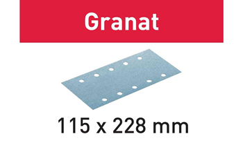 Festool Slibepapir STF 115X228 P80 GR/50 Granat