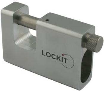 Lockit container hængelås 7765 matkrom uden cyl.