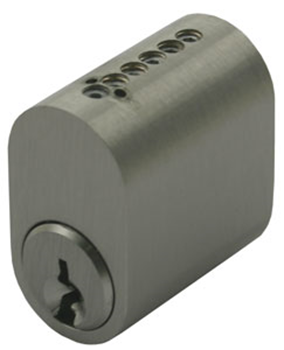 Lockit cylinder 7760 Oval rfl. m/ 3 nøgler JASA