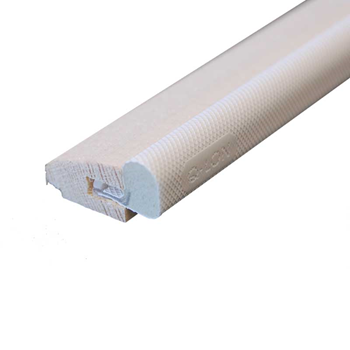 DAFA træliste m/Q-lon 12x21 hvid grundet .a2,1mtr