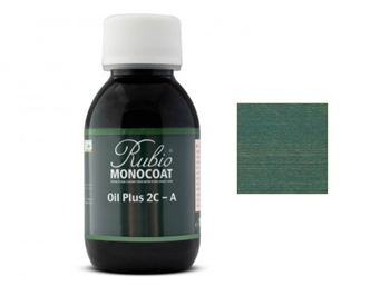 Rubio Monocoat Oil Plus 2C Comp. A - Peacock Green, 100 ml