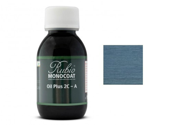 Rubio Monocoat Oil Plus 2C Comp. A - Teal blue, 100 ml