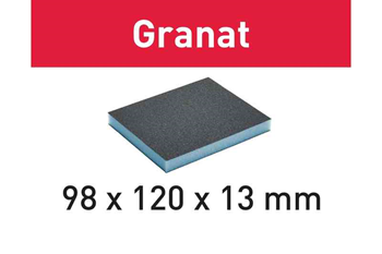 Festool Slibepude 98x120x13 120 Granat, 6 stk