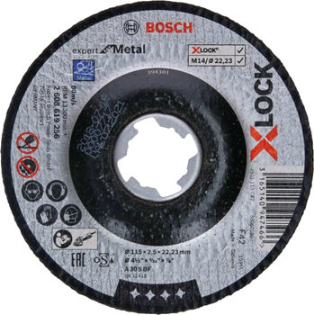 Bosch skæreskive XL EFM FORKRØP 115X22,2X2,5mm