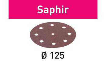 Festool Slibepapir STF D125/8 P50 Saphir, 25 stk