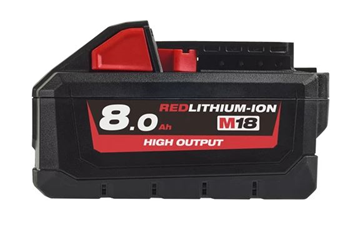 Milwaukee batteri M18 8,0 Ah, high output