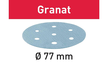 Festool Slibepapir STF D77/6 P80 GR/50 Granat
