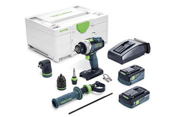 Festool Akku bore-/skruemaskine TDC 18/4 5,2/4,0 I-Set