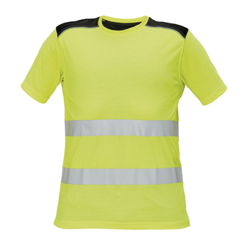 Cerva T-shirt Knoxfield Refleks - Hi-viz gul str. XXXL