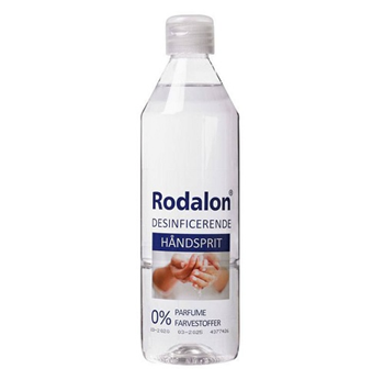 Håndsprit Rodalon 70% uden pumpe, 500ml